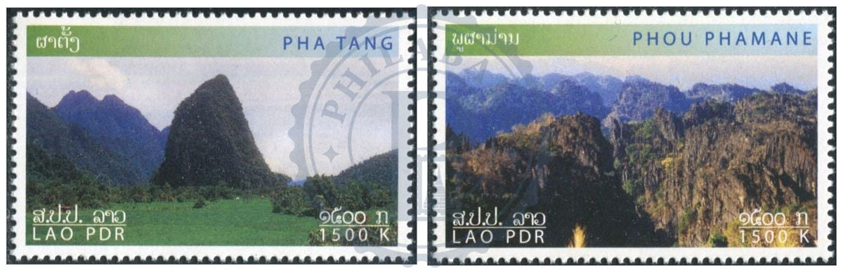 Laos Montagnes MNH 2002
