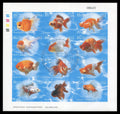 Laos Poissons rouges MNH 2002