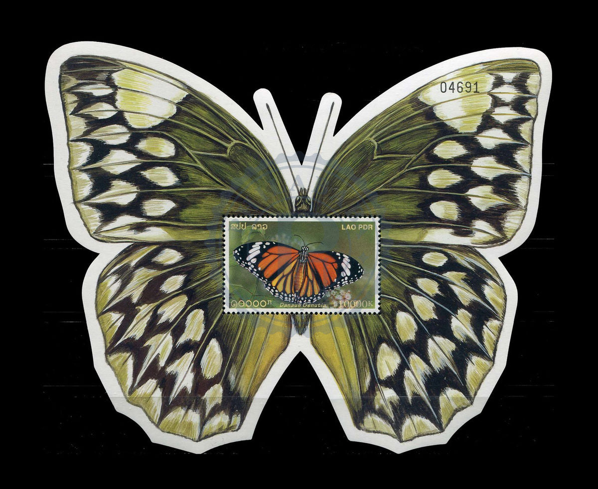 Laos Papillon Butterfly Danaus genutia MNH 2003