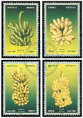 LAOS - Mi 2011/2014 | YT 1634/1637 | Sn 1701/1704 | Sg 1980/1983 - Bananes/Bananas - MNH 2006