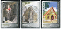 Timbres du Laos Temple bouddhiste Wat Simuang, série de timbres, MNH 2009