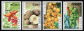 Laos série de timbres fruits tropicaux MNH 2010