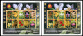 Laos paire de blocs-feuillets fleurs nationales de l’ASEAN, MNH, émission 2016