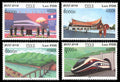 Laos 2021, série Mi 2351/2354 sur le train Laos-Chine, MNH