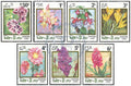 Laos Fleurs/Flowers MNH 1986 Série de timbres