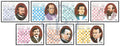 Laos Échecs/Chess - Champions MNH 1988 Série de timbres