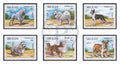 Laos Chiens/Dogs - Races/Breeds MNH 1982 Série de timbres