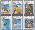 Laos Jeux olympiques/Olympics Los Angeles MNH 1983 Série de timbres