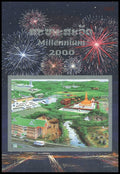 Bloc-feuillet du Laos Millénaire non dentelé Mi BL177B MNH 2000